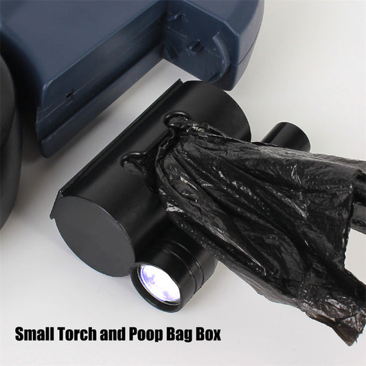 Correa Retráctil Doble con Luz LED y Dispensador de Bolsas